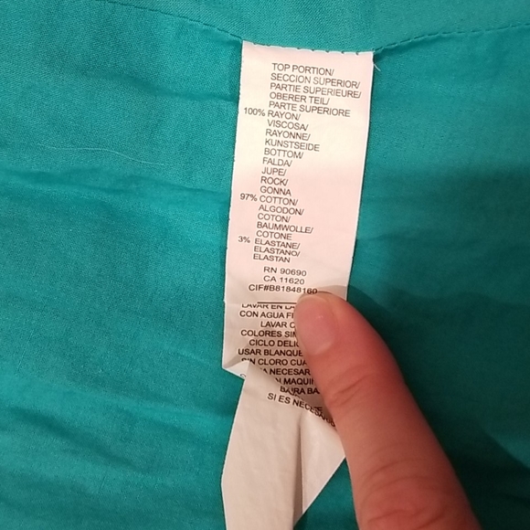 Kensie Tank Teal Tartan Summer Dress - Picture 7 of 8